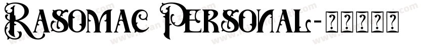 Rasomac Personal字体转换
